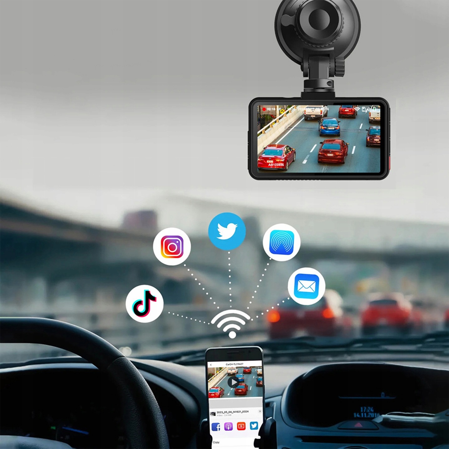 4k-wifi-autokamera-g-senzor-blokovanie-suborov-funkcie