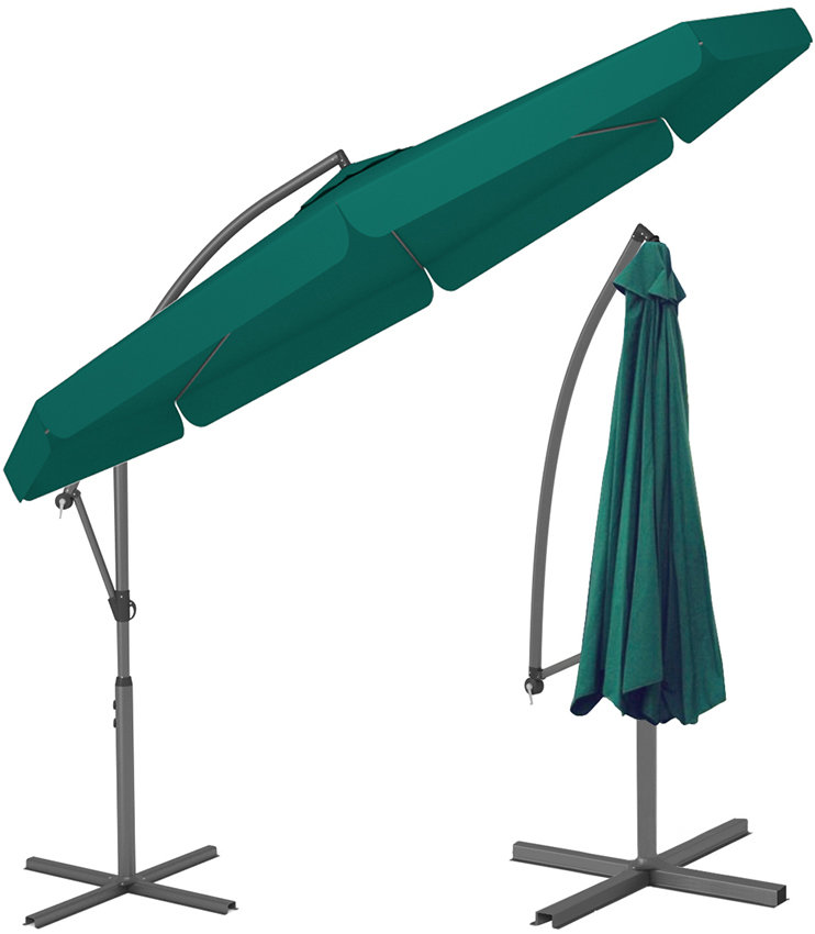 zahradny-slnecnik-300cm-zeleny-skladany-freeday
