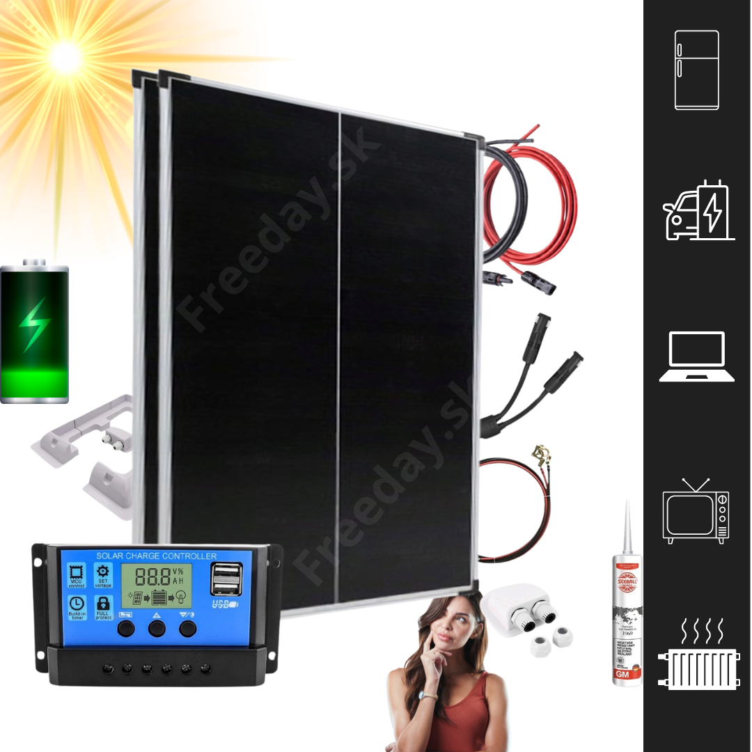 2x-fotovolticky-monokrystalicky-panel-100w-solarny-set-regulator-10a-12v-24v