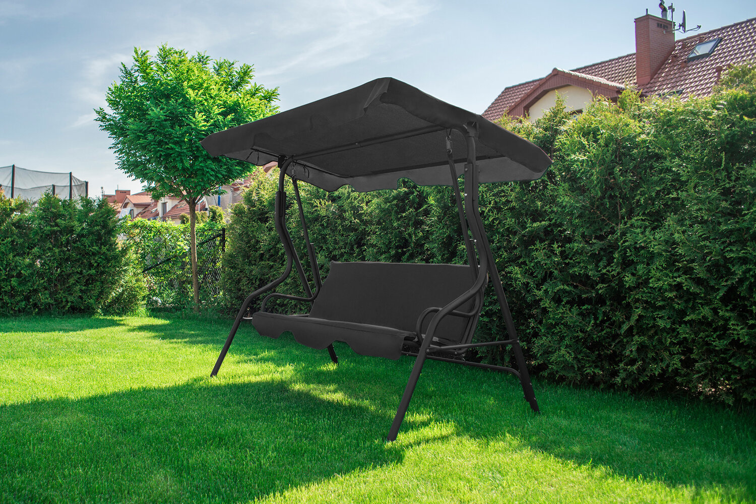 zahradna-hojdacka-3-miestna-cierna-gardenrelax-180cm-top
