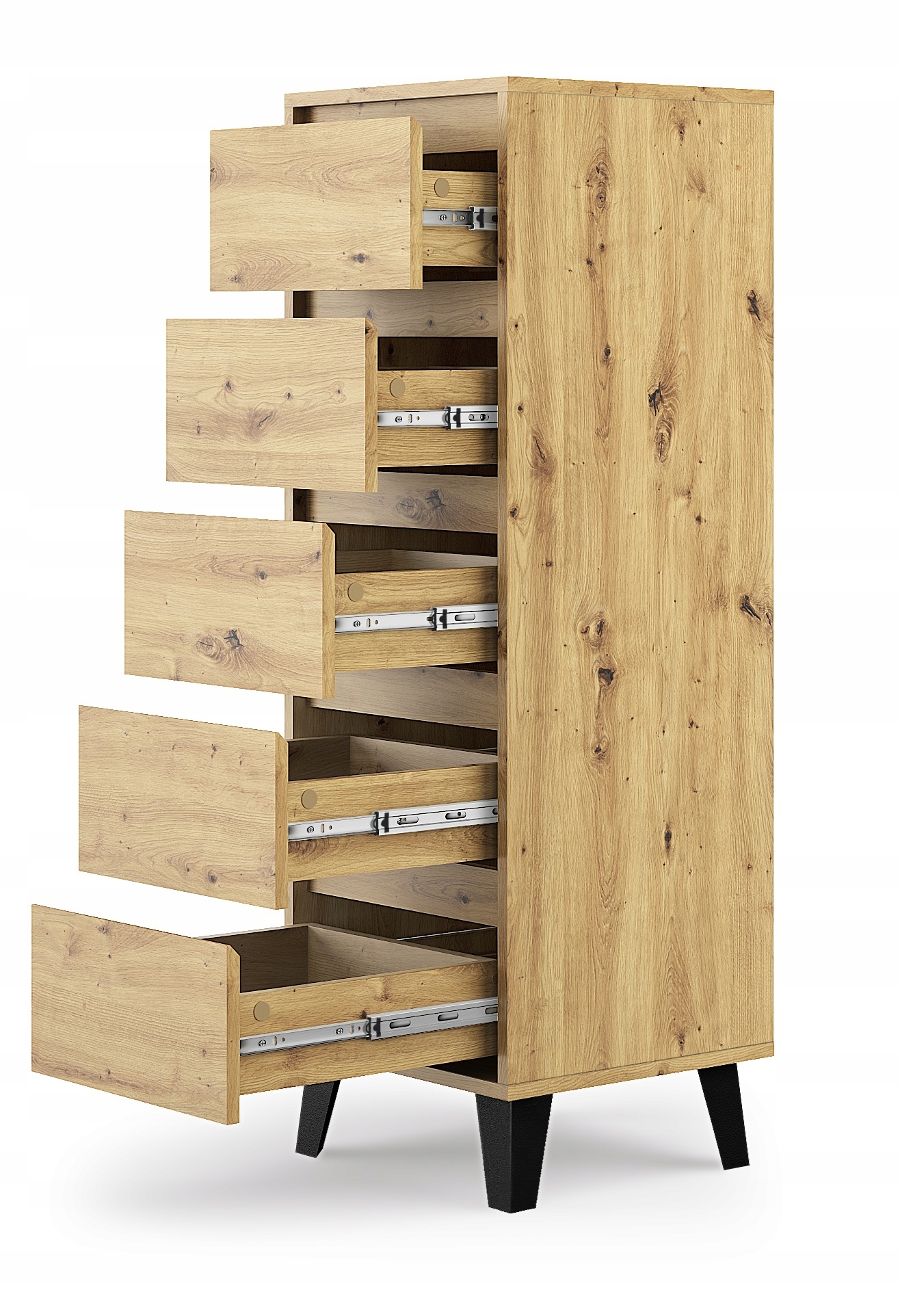 komoda-cand-vysoka-na-nozickach-5-suflikov-40x120x39cm-dub-artisan-top