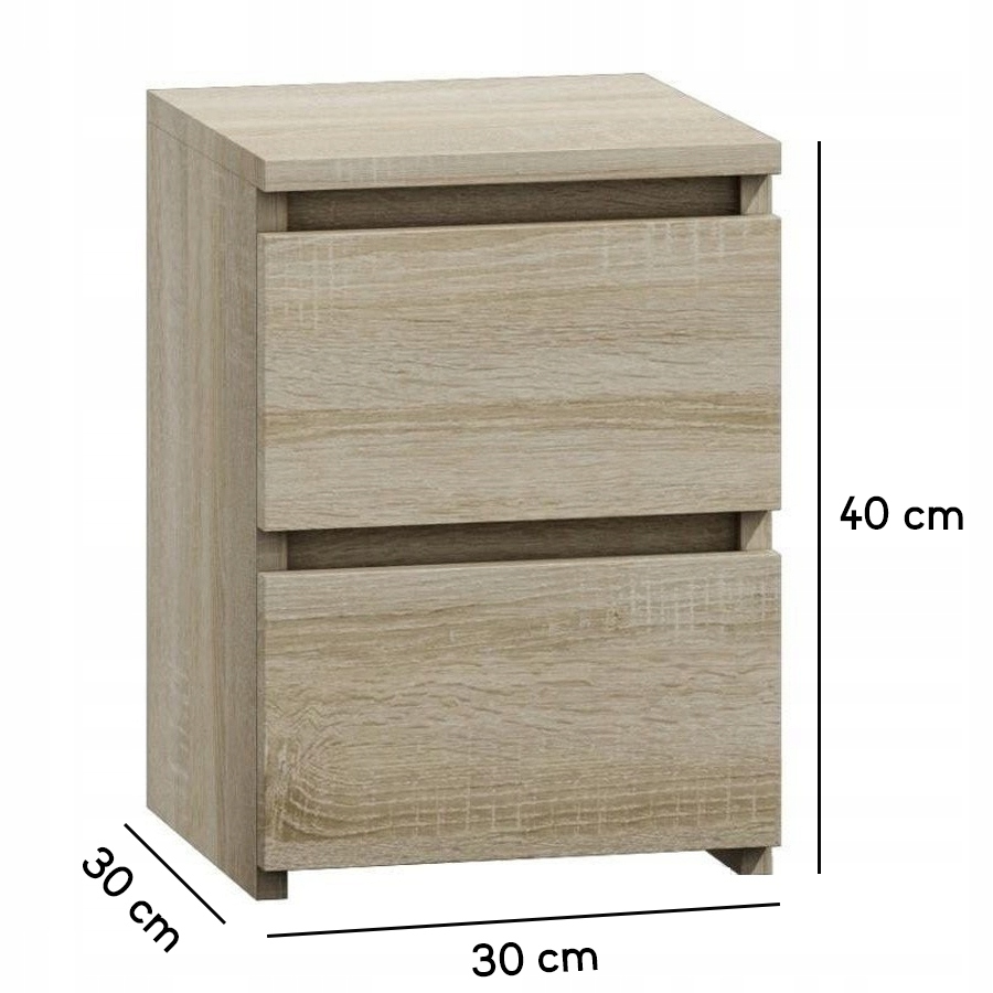 komoda-micro-2-sufliky-30x40x30cm-nocny-stolik-dub-sonoma-rozmer