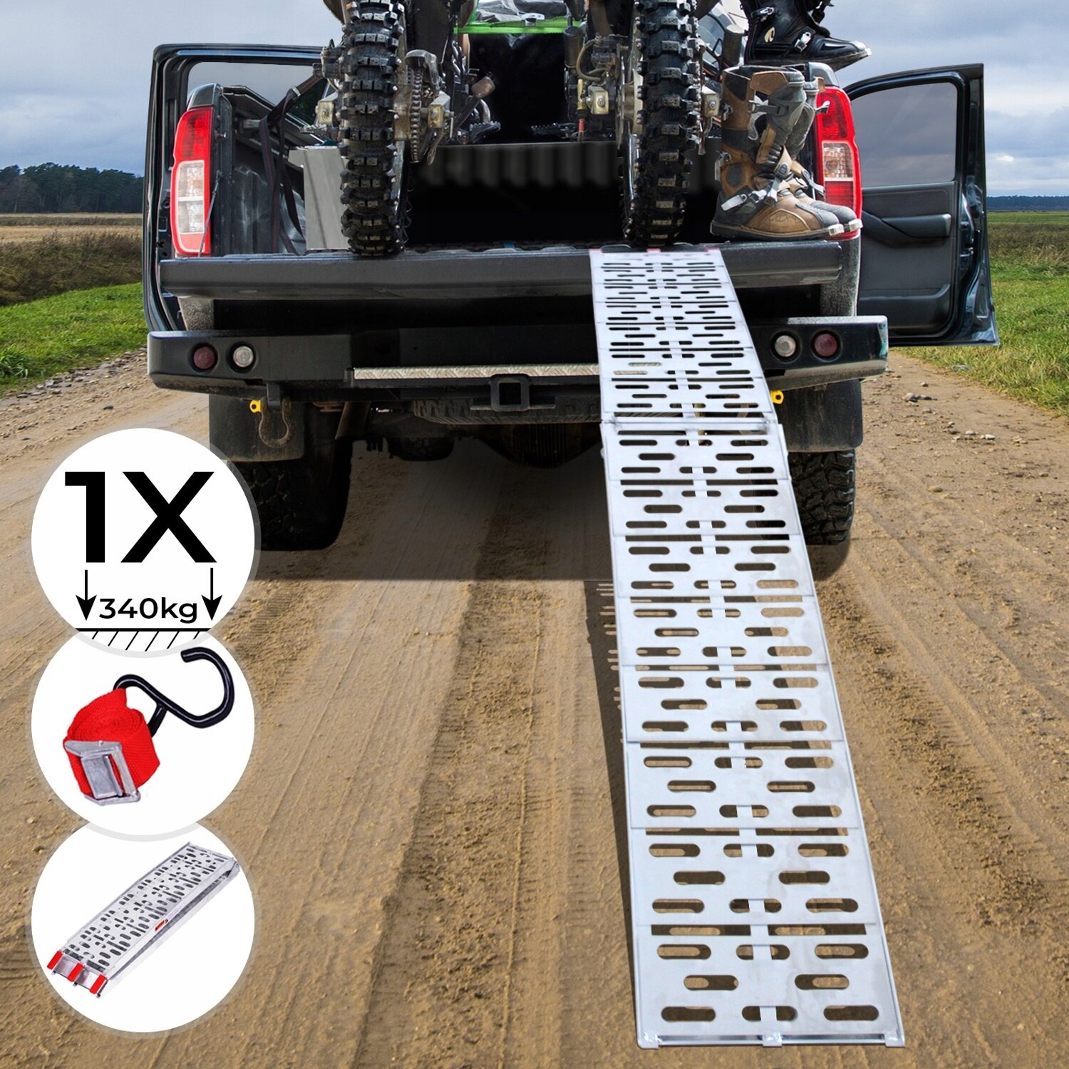 1x-najazdova-rampa-227x30cm-do-340kg-pre-stvorkolky--motocykle-a-traktorove-kosacky-pevny-najazd