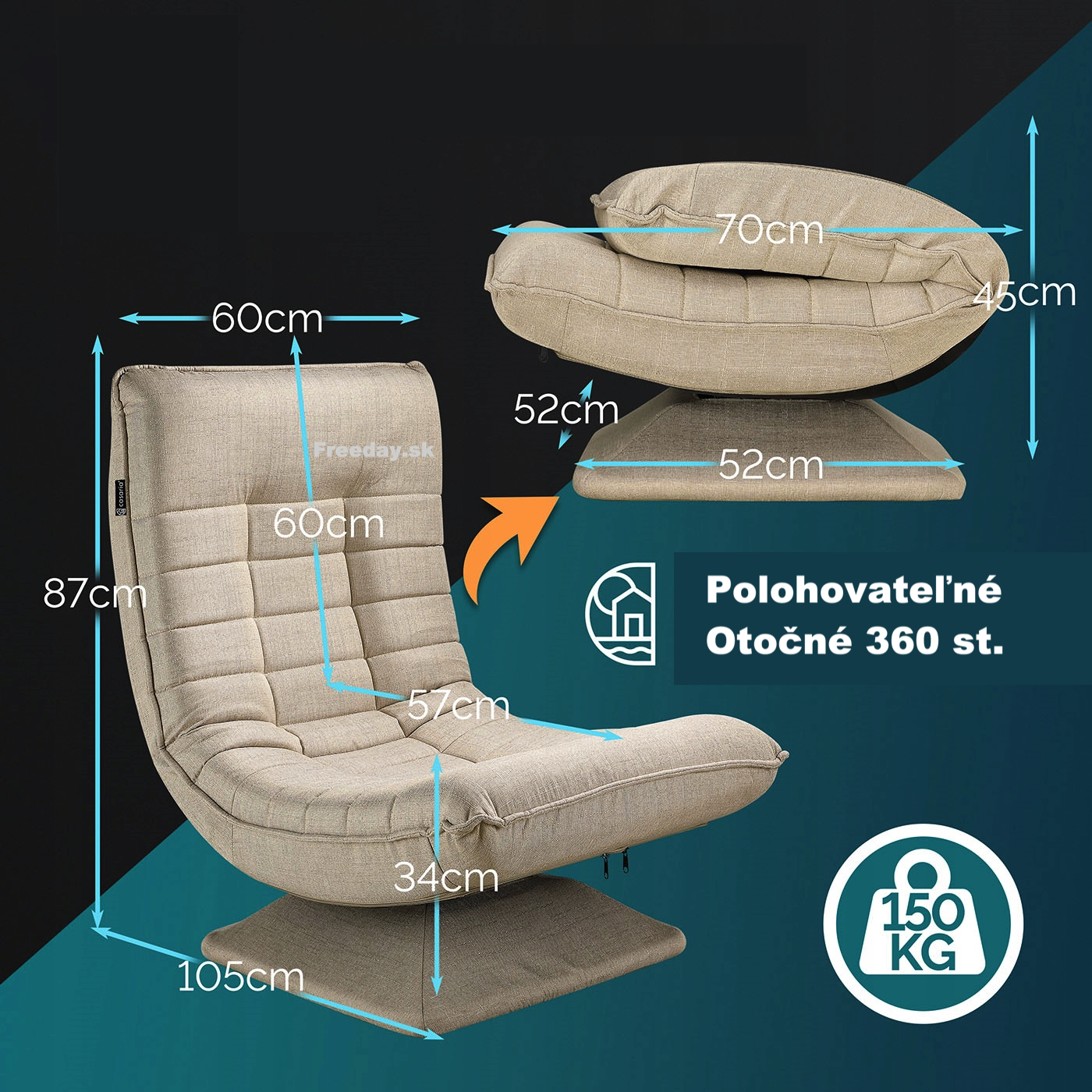 relaxacne-kreslo-starbed-skandinavske-polohovacie-a-otocne-rozmery-bezove