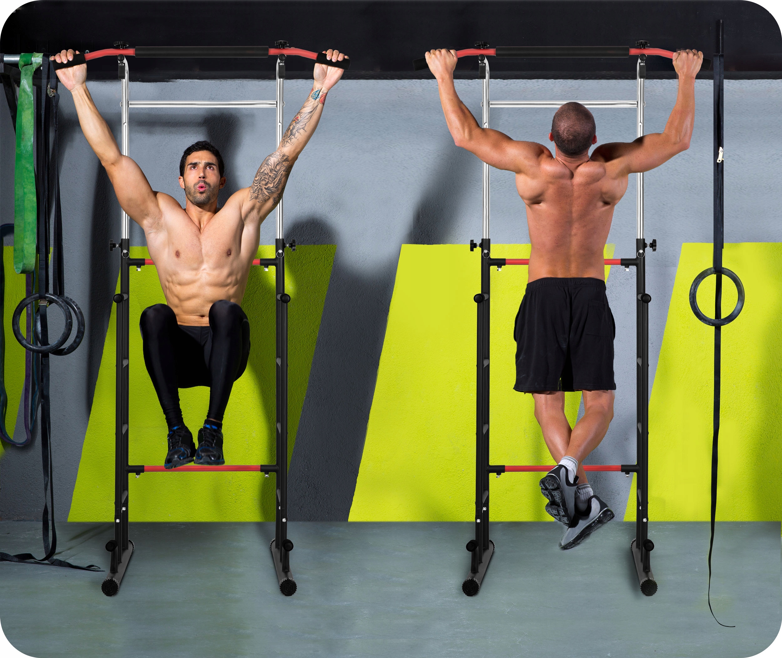 samostojata-stacionarna-hrazda-s-bradlami-neo-sport-crossfit-cvicenie