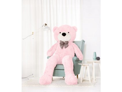 velky plysovy medved xxl timitoy ruzovy 190cm classic