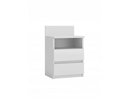 komoda alias 2 sufliky 40x59x32cm nocny stolik biely top