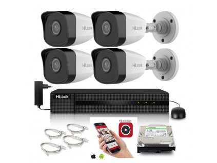 hilook by hikvision 4 kamerovy set 5 mpix ip kamery