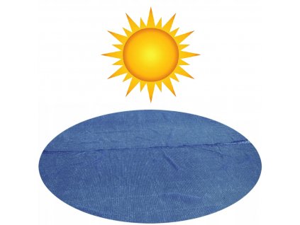 solarna plachta na ohrev bazena s priemerom 305cm solar