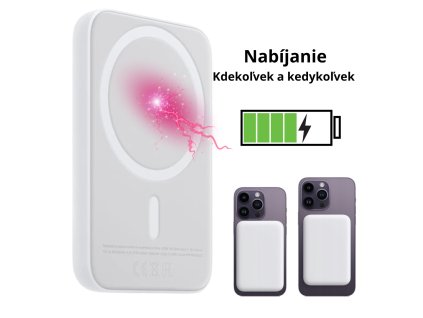 nabijacka powerbank 5000mah 15w magneticka freeday sk novinka top