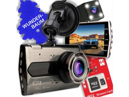2x autokamera full hd wdr cuvacia kamera g senzor blokovanie zaznamu novinka