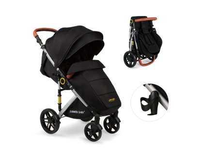 moderny turisticky kocik summer baby odlahceny 10kg velke kolesa 25cm