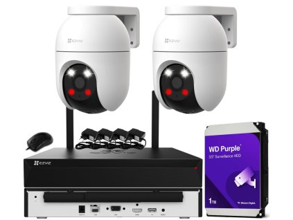 bezdrotovy wifi monitorovaci set ezviz ai 5mpx 2x otocna kamera automaticke sledovanie