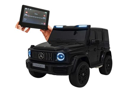 elektricke detske auticko mercedes benz g63 amg xxl strong mp4 cierny