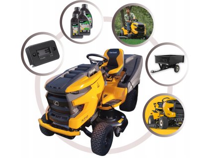 traktorova kosacka cub cadet xt2 pr95 motor kawasaki 603cm 9 3kw vozik novy
