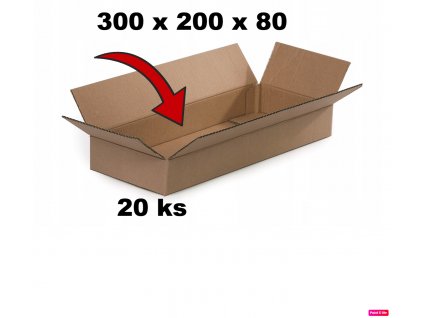 karonova krabica klopova 30cm x 20cm x 8cm 20 ks
