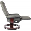 masazne kreslo fit sive s vyhrievanim a integrovanou opierkou noh otocne polohovatelne 4