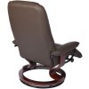 masazne kreslo fit hnede s vyhrievanim a integrovanou opierkou noh otocne polohovatelne 7