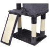 Škrabadlo, pelech s budkou pre mačku s vyhliadkovou plošinou, 4 úrovne