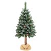 umely vianocny stromcek na pniku z siskami diamantova borovica 180cm premium top