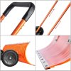 kvalitny snezny pluh dunet s kolesami 125cm burus oranzovy top