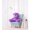 plysovy medved timitoy fialovy 130cm classic xxl