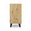 komoda cand na nozickach 3 sufliky 70x78x39cm dub artisan top
