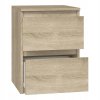 komoda micro 2 sufliky 30x40x30cm nocny stolik dub sonoma