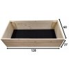 vyvyseny zahon dreveny garden bio 120 x 60 x 27cm