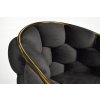 moderne kreslo luxury balloon cierne zlate nozicky nove