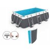 zahradny bazen bestway 404x201x100 power steel tmavosivy 13x6ft 6v1 filtracia rebrik