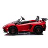 elektricke auticko lamborghini aventador sv 2x200w 2 miestny cervene dialkove ovladanie 5 bodove bezpecnostne pasy audio led top