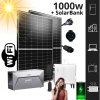 fotovoltaicky solarny set 1000w s akumulatorom a invertorom deye wifi 800w 2x panel 500w monokrystalicky