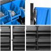 stena na naradie do garaze 154x78cm 10x box modra ulozenie