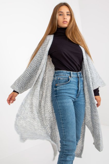 Svetr na zapínání  model 170996 Och Bella (Velikost universal)