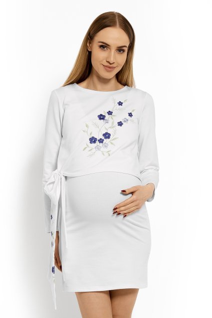 Těhotenské šaty model 113212 PeeKaBoo (Velikost S/M)