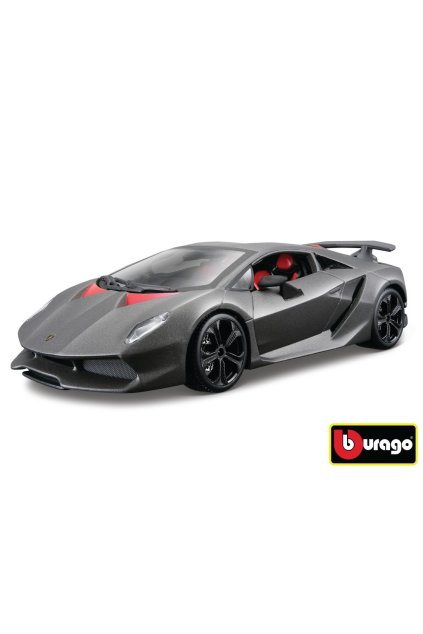 Bburago 1:24 Lamborghini Sesto Elemento Metallic Grey, W007317