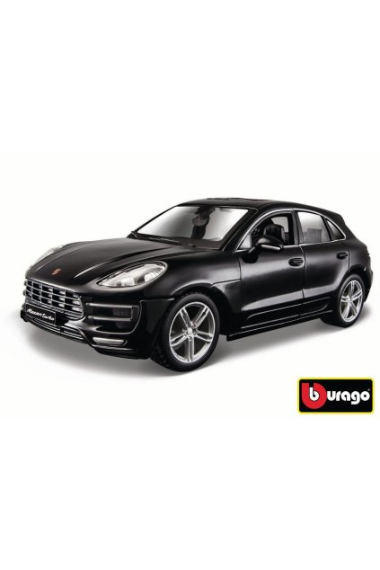 Bburago 1:24 Porsche Macan Black, Bburago, W007347
