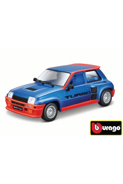 Bburago 1:24 Renault 5 Turbo modré, Bburago, W007358