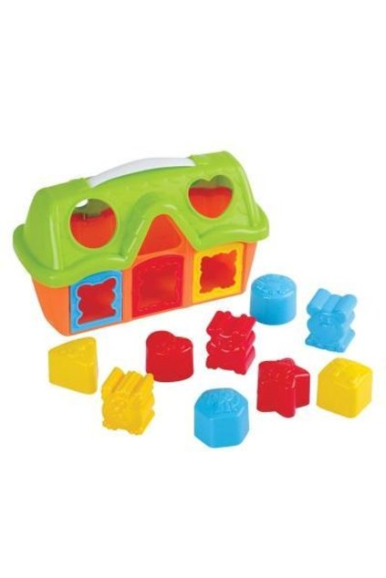 Domek vkládačka set 10 ks, Playgo, 100394