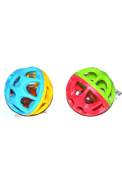 Míč s chrastítkem 9 cm, 2 druhy, PLAYGO, W100492