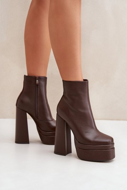 Boty na podpatku model 204692 Step in style (Velikost 39)