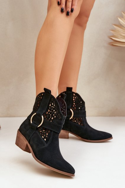 Boty na podpatku model 206789 Step in style (Velikost 36)