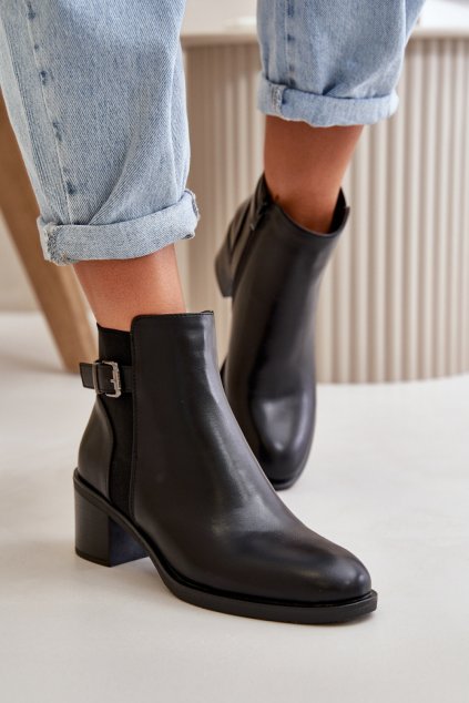 Boty na podpatku model 199075 Step in style (Velikost 36)