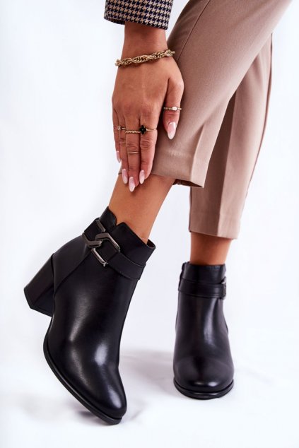 Boty na podpatku model 185432 Step in style (Velikost 36)
