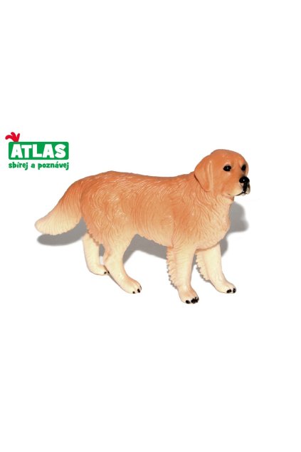 B - Figurka Zlatý retrívr 10 cm, Atlas, W101853