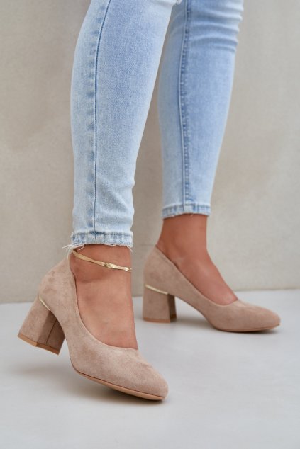 Lodičky na sloupku model 208431 Step in style (Velikost 37)