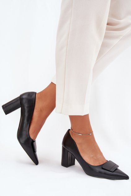 Lodičky na sloupku model 216022 Step in style (Velikost 36)