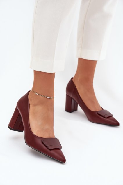 Lodičky na sloupku model 216088 Step in style (Velikost 39)