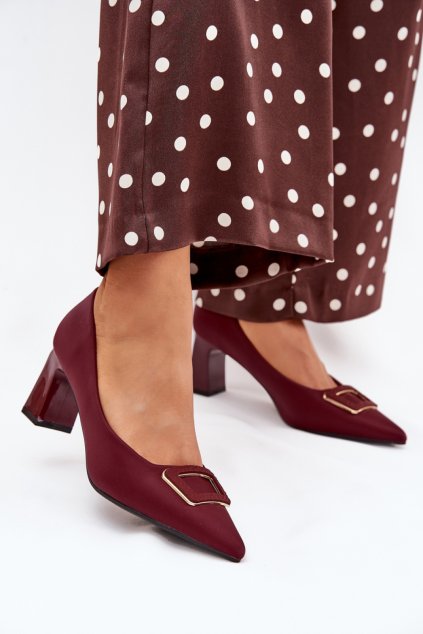 Lodičky na sloupku model 216089 Step in style (Velikost 37)